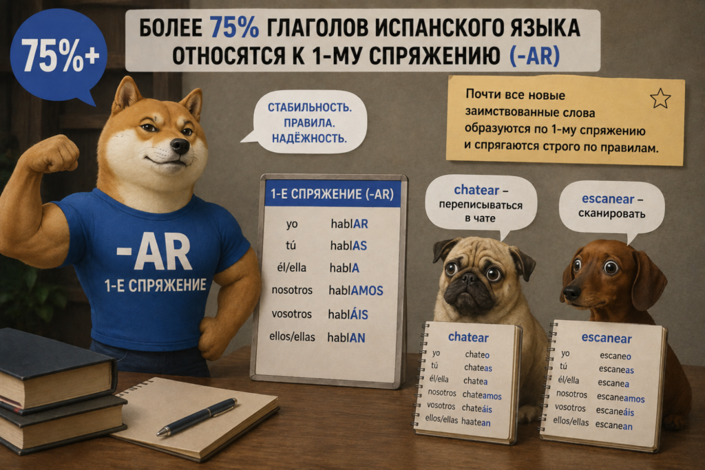 спряжение глаголов в испанском