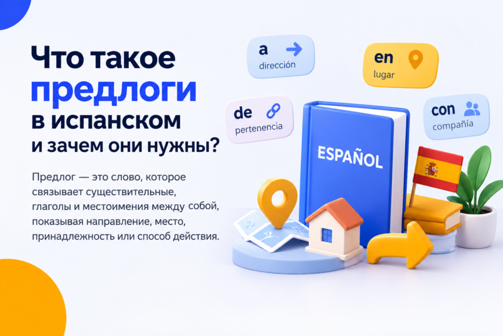 предлоги в испанском языке
